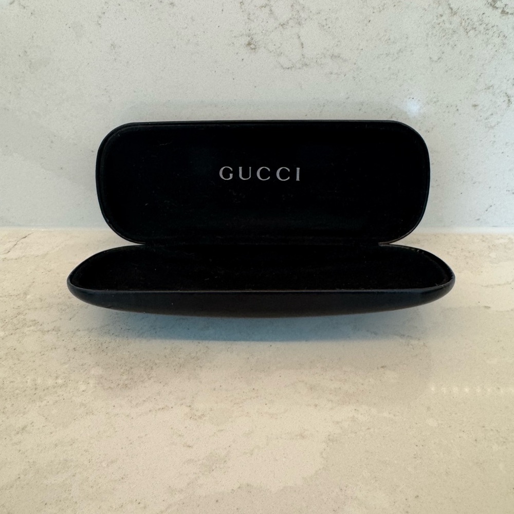 Gucci Elegant Black Eyewear Case